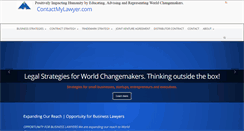 Desktop Screenshot of contactmylawyer.com