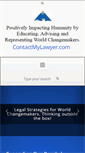 Mobile Screenshot of contactmylawyer.com